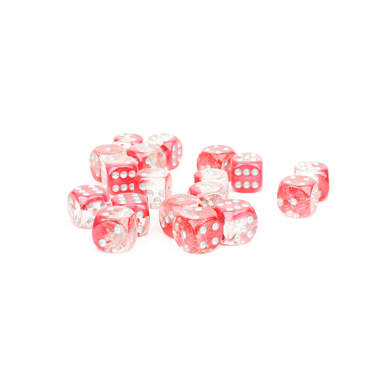 Dice Set 18d6 (12mm) Hearts