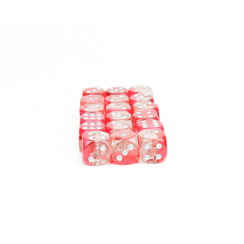 Dice Set 18d6 (12mm) Hearts