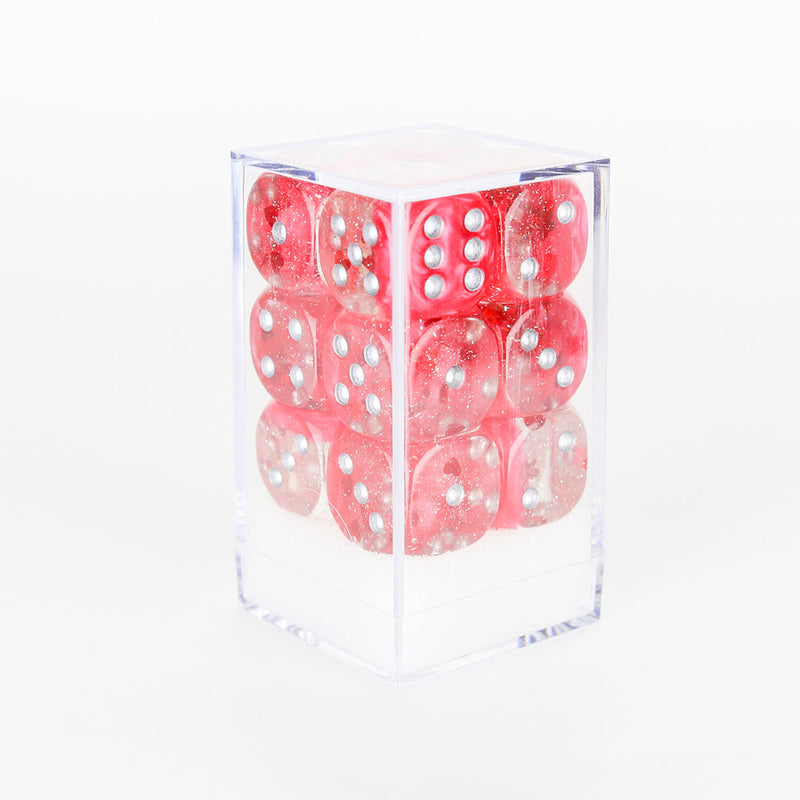 Dice Set 12d6 (16mm) Hearts