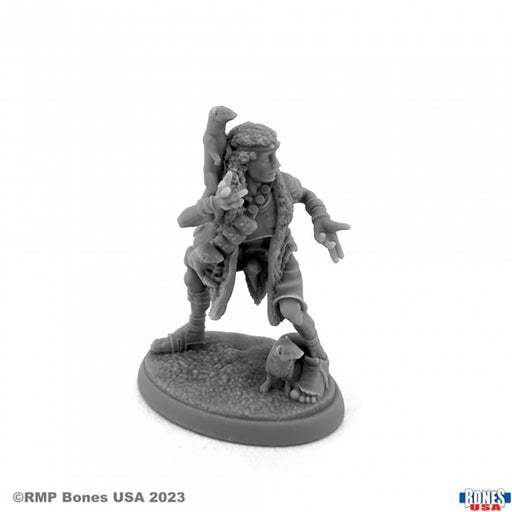 Mini - Reaper Bones USA 30159 Elusive Weaselmancer (Druid)