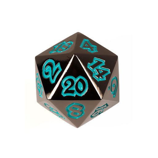 Dice Dire d20 Metal Lumina (25mm) Forbidden Lagoon