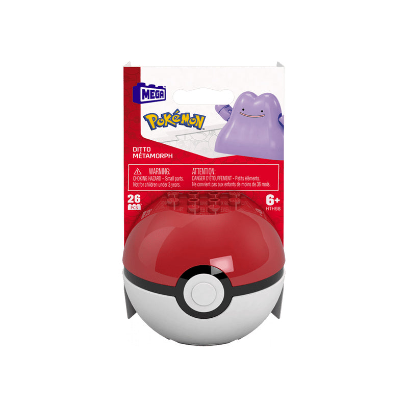 Pokemon Mega Construx Pokeball : Ditto