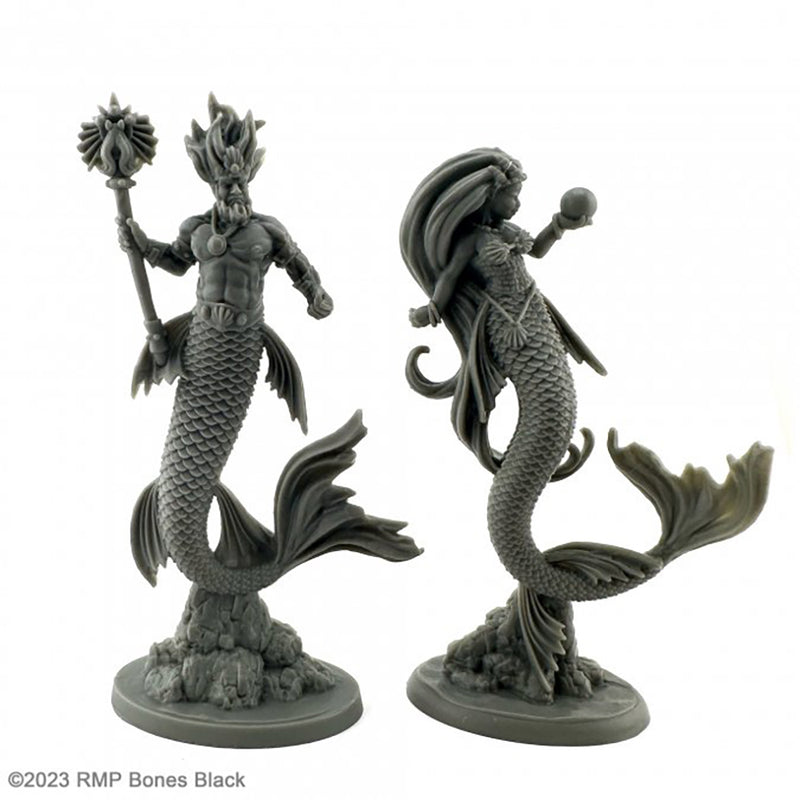 Mini - Reaper Bones Black 20629 Mermaid and Queen (2ct)