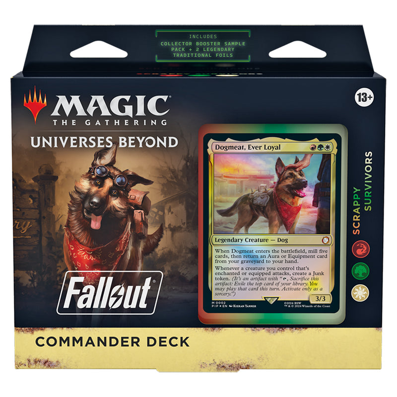 MTG Commander Universes Beyond Fallout : Scrappy Survivors (RGW)
