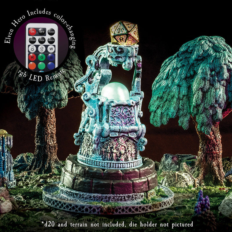 Dice Reliquary Elven Hero (LED) Mystic Crescent