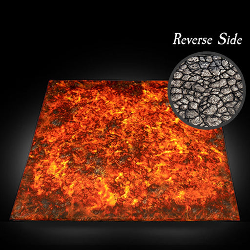 Terrain Tray Dwarven Forge (12x12in) Rough Stone / Lava