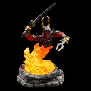 Mini - Dwarven Forge : Fire Elemental Myrmidon Unpainted (LED)