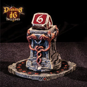 Dice Reliquary : Ability Tracker & d6 Metal Drakona