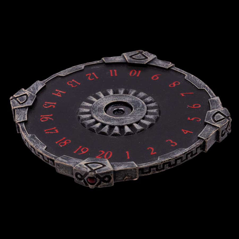 Dice Reliquary : Ability Tracker & d6 Metal Drakona