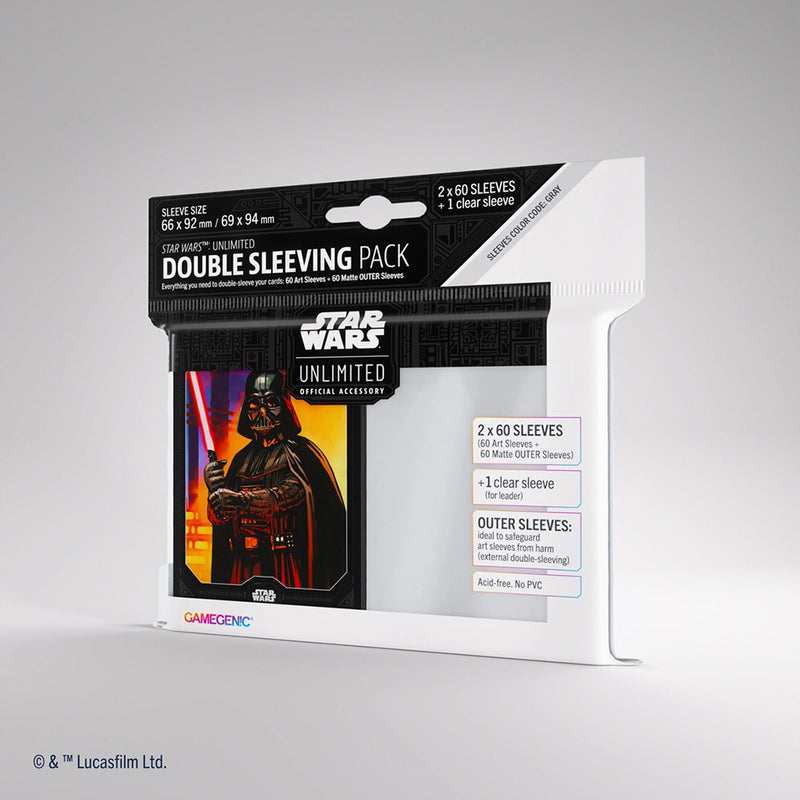 Sleeves Star Wars Unlimited Double Sleeving Pack (120ct) Darth Vader