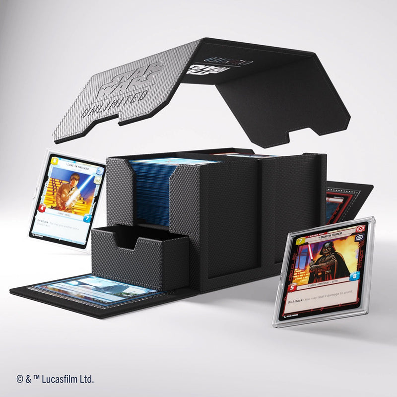 Deck Box Star Wars Unlimited (120ct) Double Deck Pod Black