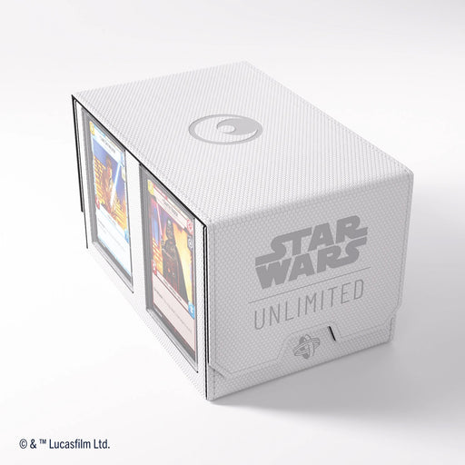 Deck Box Star Wars Unlimited (120ct) Double Deck Pod White