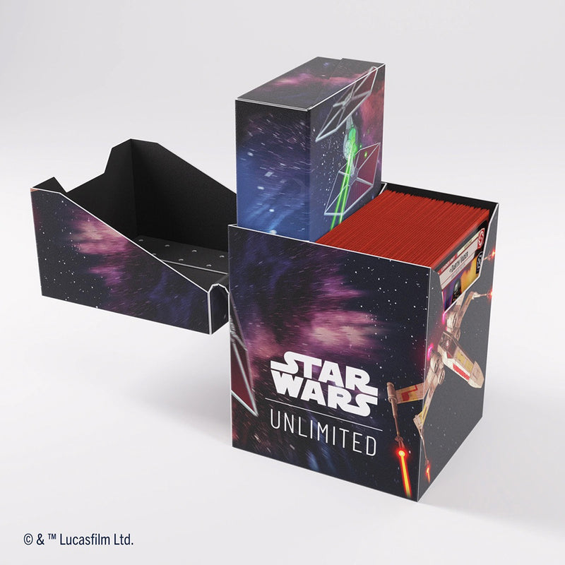 Deck Box Star Wars Unlimited Soft Crate (60ct) X-Wing / TIE Fighter