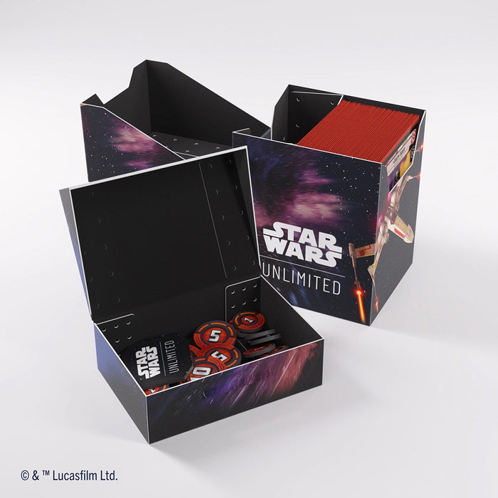 Deck Box Star Wars Unlimited Soft Crate (60ct) X-Wing / TIE Fighter