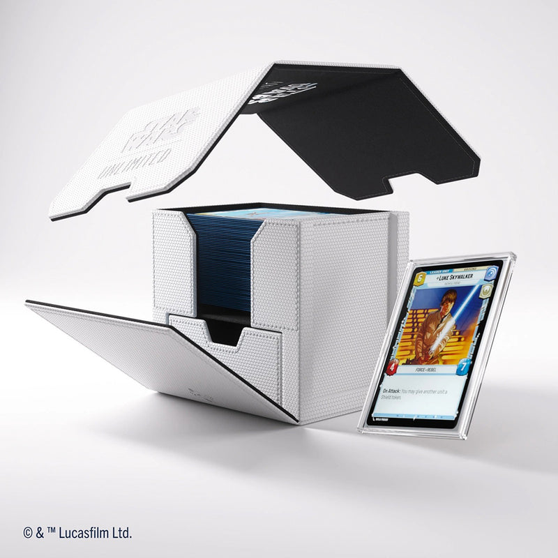 Deck Box Star Wars Unlimited (60ct) Deck Pod White