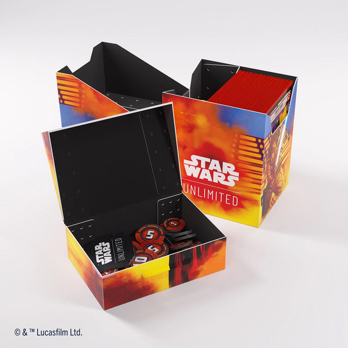 Deck Box Star Wars Unlimited Soft Crate (60ct) Luke Skywalker