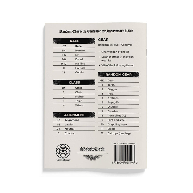 Shadowdark RPG Quickstart Set