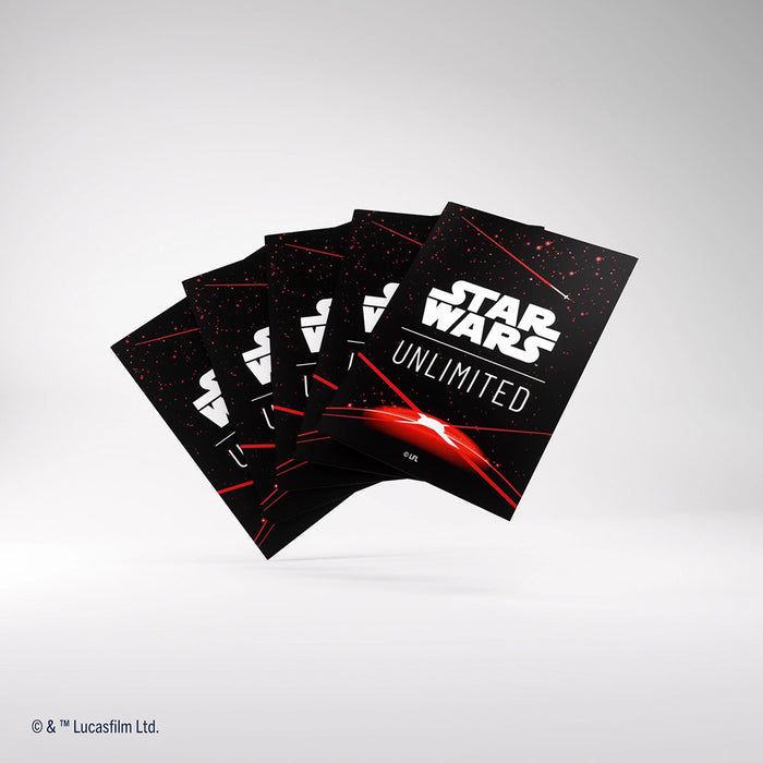 Sleeves Star Wars Unlimited (60ct) Space Red