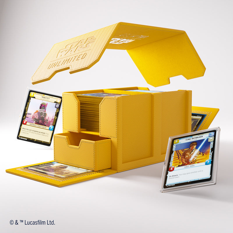 Deck Box - Star Wars Unlimited (120ct) Double Deck Pod Yellow