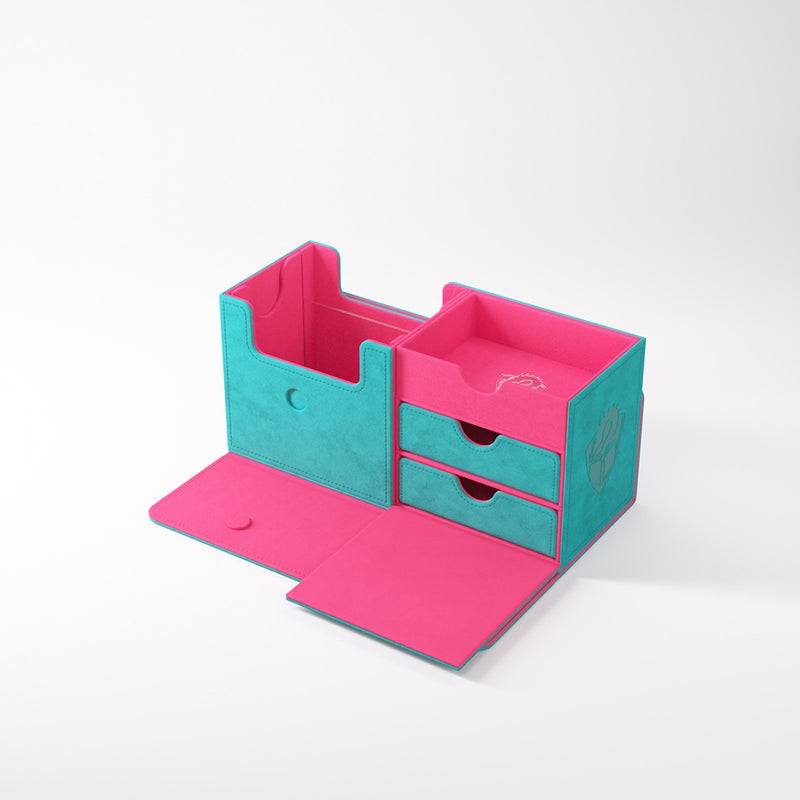 Deck Box - The Academic XL (133ct) Teal / Pink