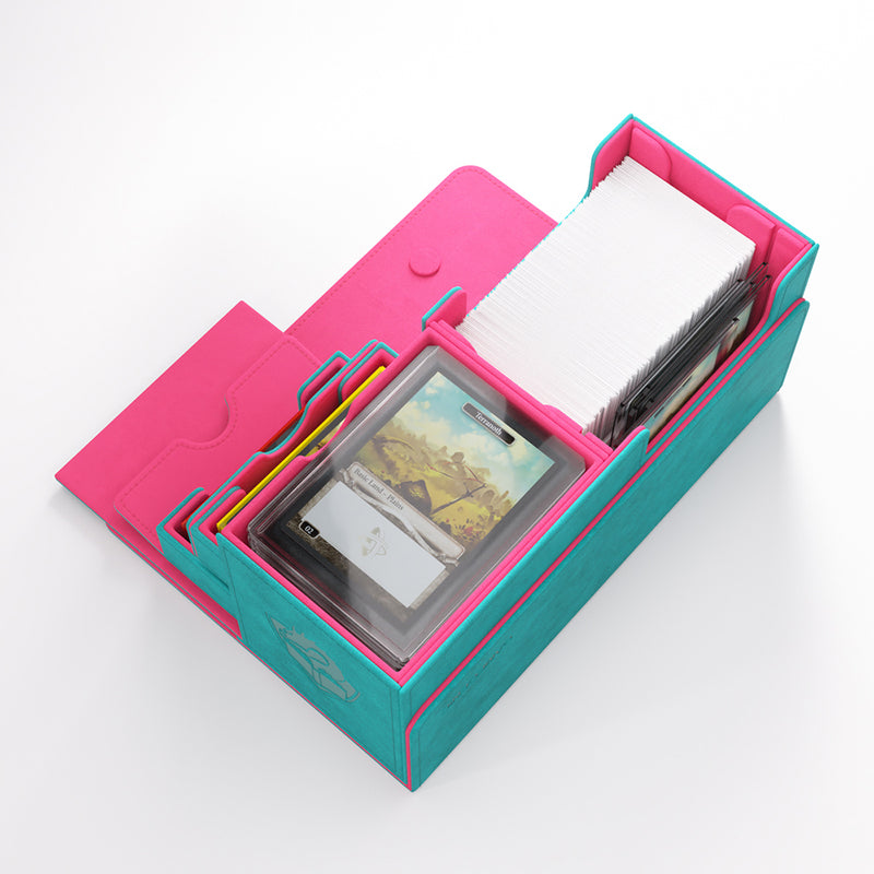 Deck Box - The Academic XL (133ct) Teal / Pink