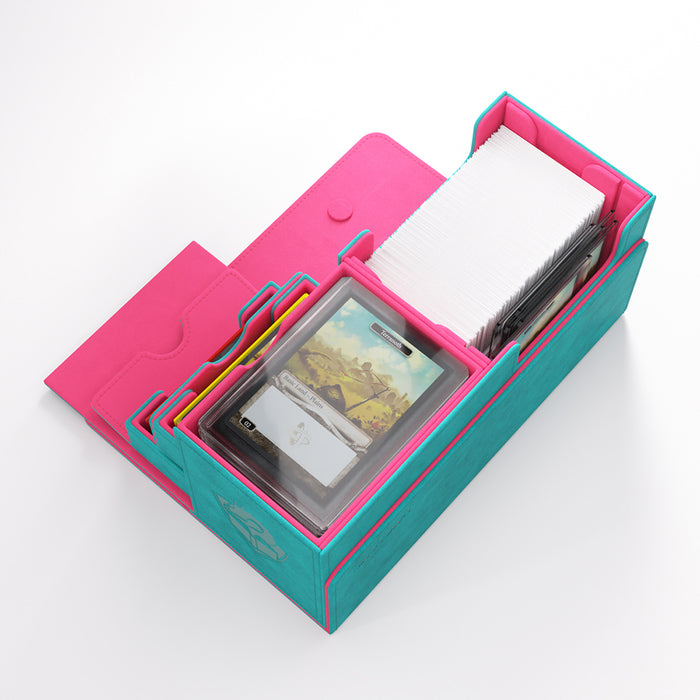 Deck Box - The Academic XL (133ct) Teal / Pink
