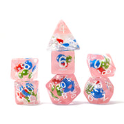Dice 7-set (16mm) Magic Mushroom