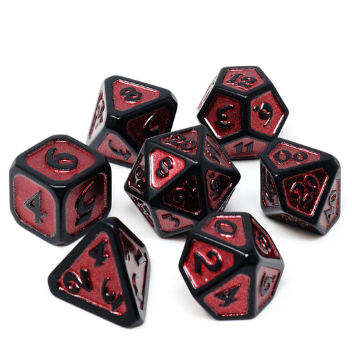Dice 7-set Diaglyph (16mm) Draculicious