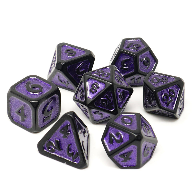 Dice 7-set Diaglyph (16mm) Bat-itude