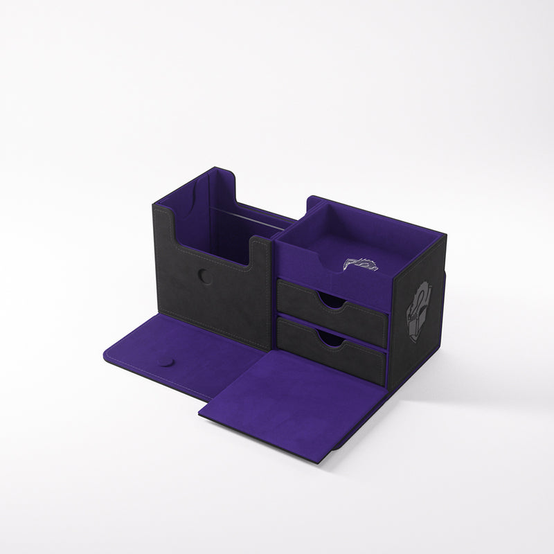 Deck Box - The Academic XL (133ct) Black / Purple