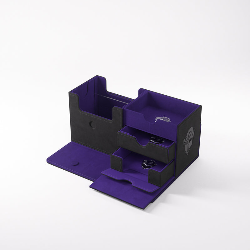 Deck Box - The Academic XL (133ct) Black / Purple