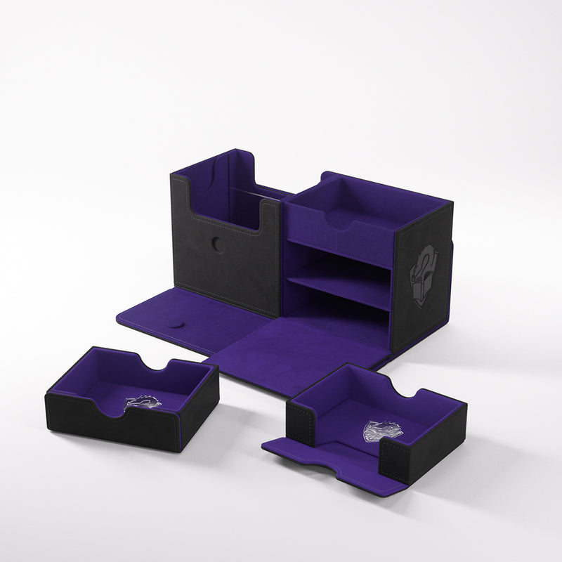 Deck Box - The Academic XL (133ct) Black / Purple
