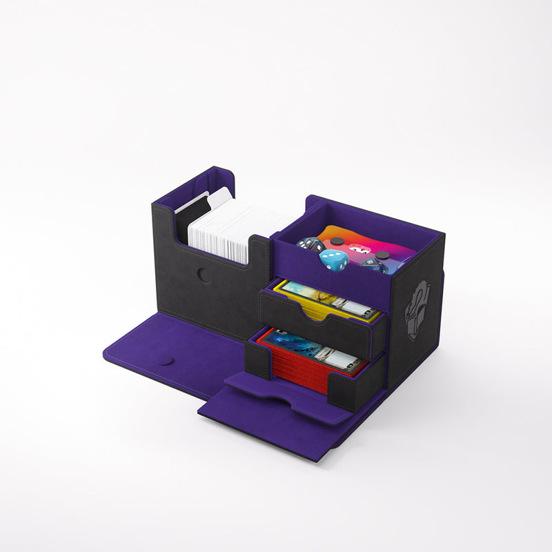 Deck Box - The Academic XL (133ct) Black / Purple