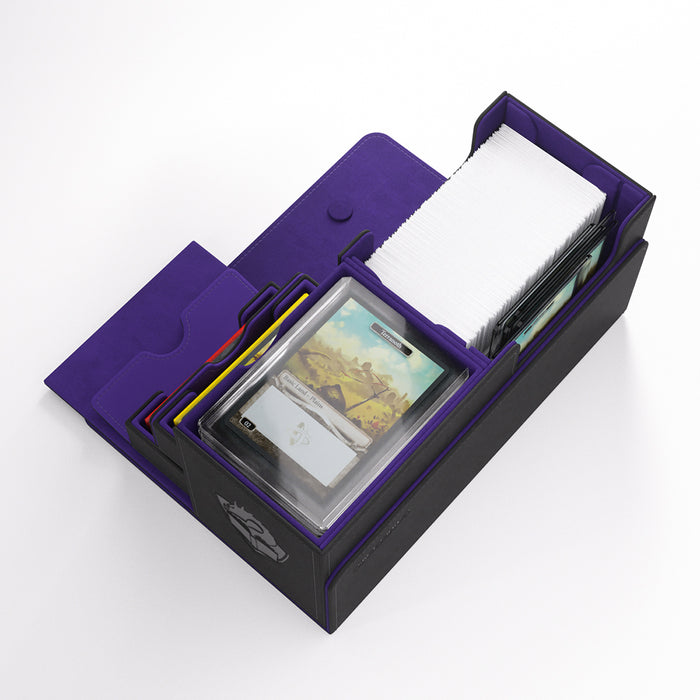 Deck Box - The Academic XL (133ct) Black / Purple