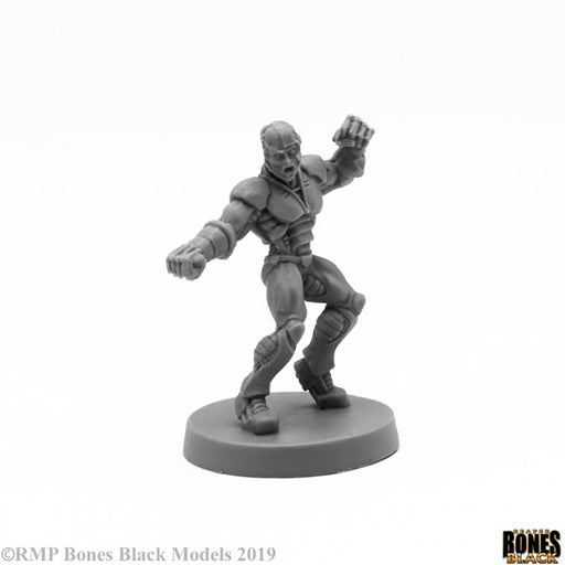 Mini - Reaper Bones Black 49018 Slade, Cyborg Hero