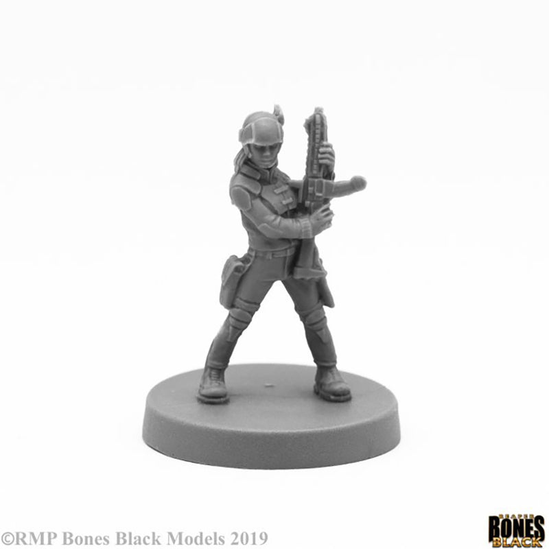 Mini - Reaper Bones Black 49020 Tess, Adventuring Heroine