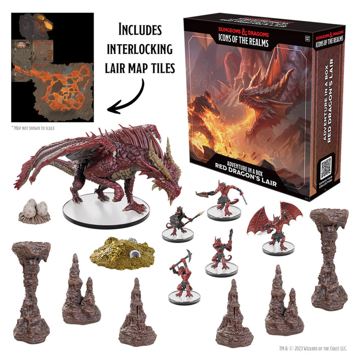 Mini - D&D Icons of the Realms Adventure in a Box : Red Dragon's Lair