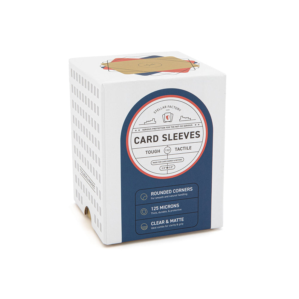 Sleeves Stellar Factory (2.5in x 3.5in 112ct) Matte : Clear — Twenty Sided