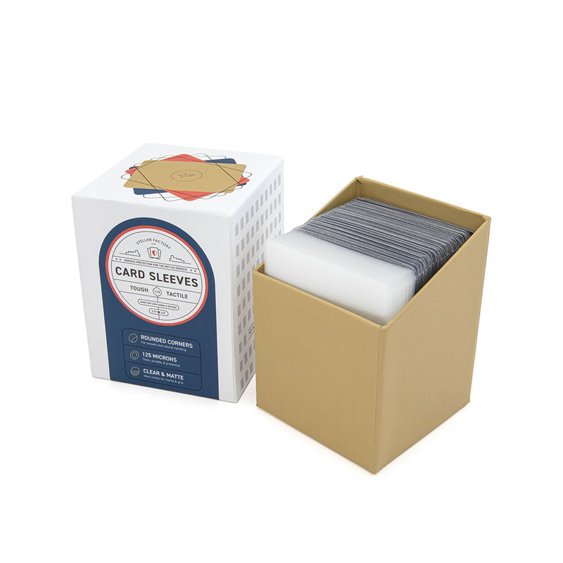 Sleeves Stellar Factory (2.5in x 3.5in 112ct) Matte : Clear