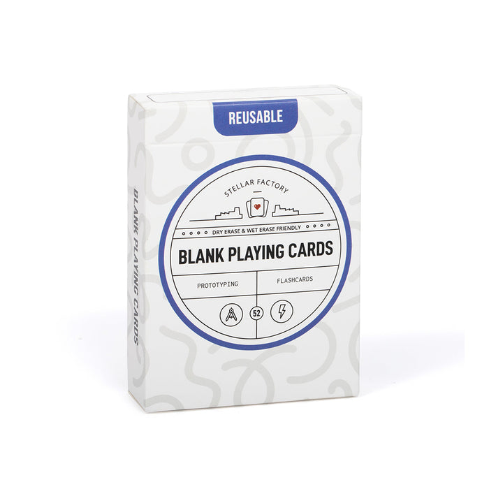 Reusable Blank Playing Cards