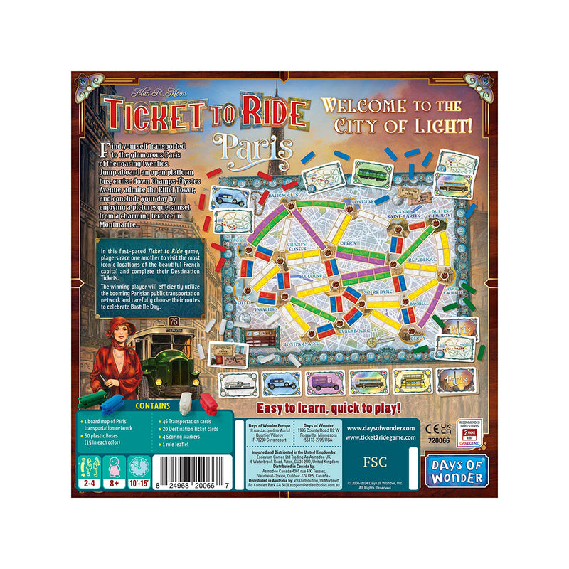 Ticket to Ride Paris