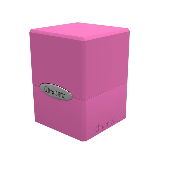 Deck Box - UP Satin (100ct) Cube : Hot Pink