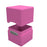 Deck Box - UP Satin (100ct) Cube : Hot Pink