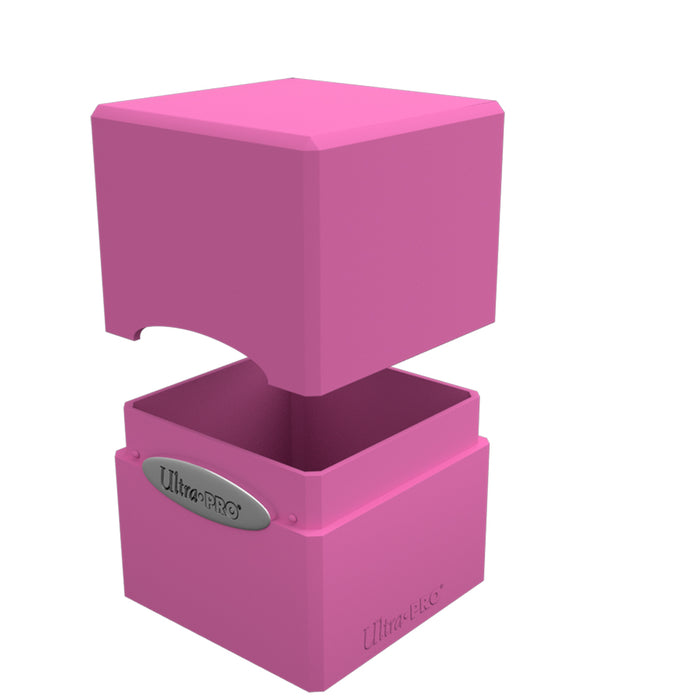 Deck Box - UP Satin (100ct) Cube : Hot Pink