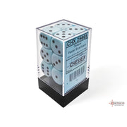 Dice Set 12d6 Opaque (16mm) 25666 Pastel Blue / Black
