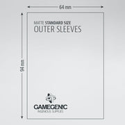 Sleeves Gamegenic Outer Sleeves (66x92mm 50ct) Matte Clear