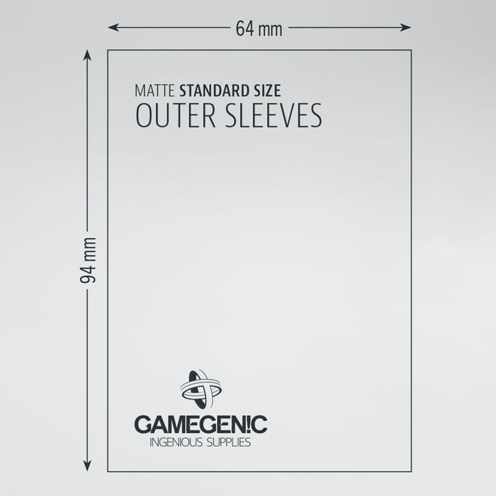 Sleeves Gamegenic Outer Sleeves (66x92mm 50ct) Matte Clear
