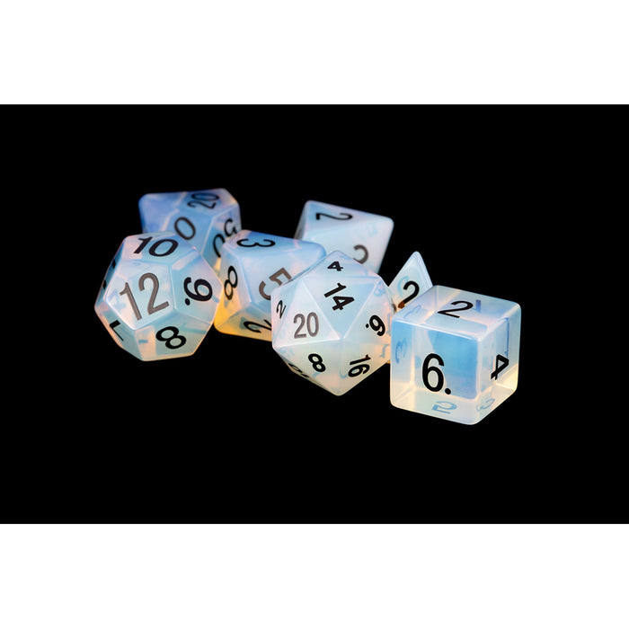 Dice 7-set Gemstone (16mm) Opalite