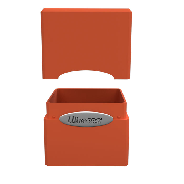 Deck Box - UP Satin (100ct) Cube : Pumpkin Orange