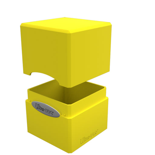 Deck Box - UP Satin (100ct) Cube : Lemon Yellow